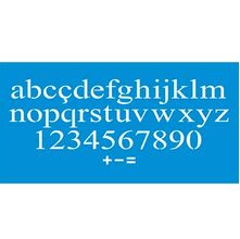 Stencil Litoarte  17 x 42 cm - STG-052 Alfabeto