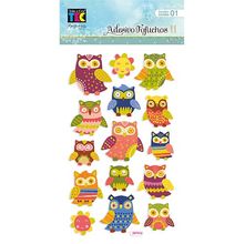 Adesivo Fofucho II Toke e Crie - Corujas