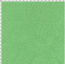 Tecido Estampado para Patchwork -  Roda de Cores Micro Geométrico Fundo Verde (0,50x1,40)