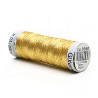 Linha Gutermann Bordado Metalizado 200m 9980 - ouro rico