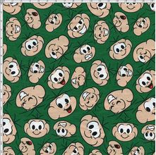 Tecido Estampado para Patchwork - Turma da Mônica: Rostinho Cebolinha (0,50x1,40)