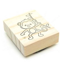 Carimbo Artesanal 6X7 Macaco - LC-104