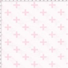 Tecido Estampado para Patchwork - Monochrome Cross Rose (0,50x1,40)