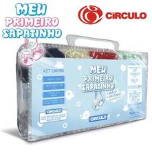 Kit Meu Primeiro Sapatinho Circulo - Menino