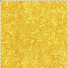 Tecido Estampado para Patchwork - Fantasia Airton Spengler: Relevo Amarelo (0,50x1,40)