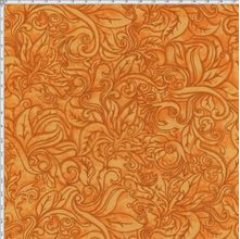 Tecido Estampado para Patchwork - Fantasia Airton Spengler: Relevo Laranja (0,50x1,40)