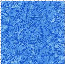 Tecido Estampado para Patchwork - Fantasia Airton Spengler: Textura Azul (0,50x1,40)