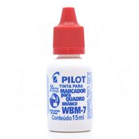 Tinta para Marcador Para Quadro Branco Pilot WBM-7 - 15ml Vermelho