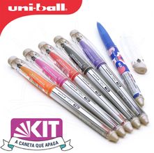 Kit Caneta Apagável Uni-Ball Signo TSI (Fantasminha) - 6 unidades