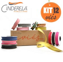 Kit de Viés Cinderela - 12 Unidades