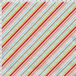 TECIDO ESTAMPADO PARA PATCHWORK - SWEET GARDEN: LISTRADO DIAGONAL COLOR (0,50X1,40)