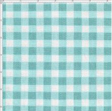 Tecido Estampado para Patchwork - Sweet Garden: Xadrez Acqua (0,50x1,40)