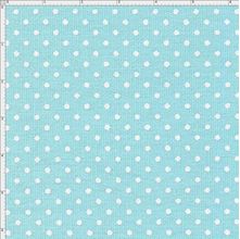 Tecido Estampado para Patchwork - Sweet Garden: Micro Poá Acqua (0,50x1,40)