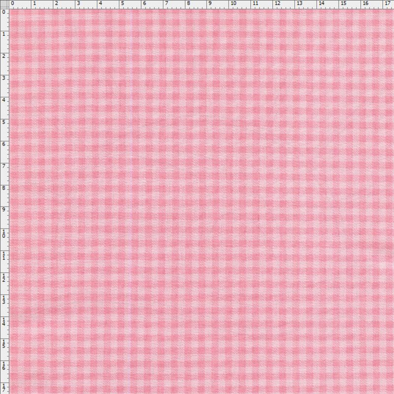 Tecido Estampado para Patchwork - Xadrez Pink (0,50x1,40) - Bazar Horizonte