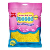 Massa de EVA Flocos 50g Make + Amarelo - 13.030