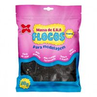 Massa de EVA Flocos 50g Make + Preto - 13.037