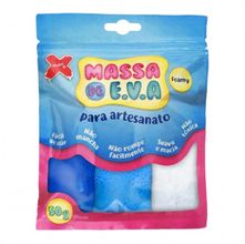 Massa de EVA 50g 3 Cores Make + | Tons de Azul