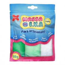 Massa de EVA 50g 3 Cores Make + | Tons de Verde