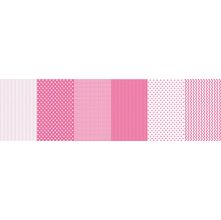 Tecido Estampado para Patchwork - Faixa Criativa Poá Rosê (0,50x1,40)