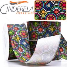 Fita Gorgurão Cinderela nº09 38mm com 10 Metros - Circles