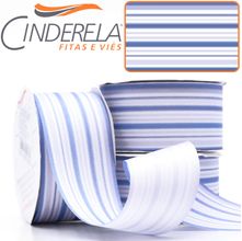 Fita Gorgurão Cinderela nº09 38mm com 10 Metros - Stripes 2