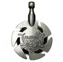 Cortador de Linhas Pingente Antique Silver Clover