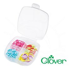 Kit Marcadores de Pontos para Tricô Cadeado Clover - 36 peças