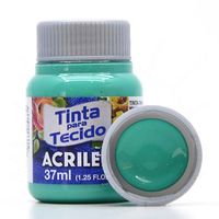 Tinta para Tecido Acrilex Fosca 37ml - Cores 2017 822 - verde country