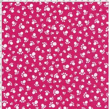 Tecido Estampado para Patchwork - Panda: Composê Patas Fundo Pink (0,50x1,40)