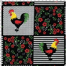 Tecido Estampado para Patchwork - Patch Galinha Cor 01 (0,60x1,40)