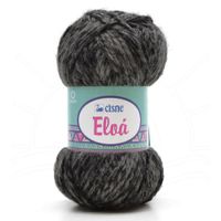 Fio Cisne Eloá 100g 650 cinza/preto