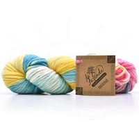 Lã Merino Chunky 100g - Tingimento Artístico 780 marshmallow