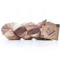 Lã Merino Worsted 100g - Tingimento Artístico 163 brownie