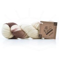 Lã Merino Worsted 100g - Tingimento Artístico 184 cappuccino