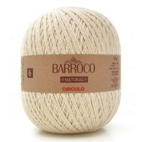 Barbante Barroco Natural 700g 4/6 - 6 fios - 791m