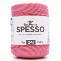 Barbante Spesso EuroRoma 24 Fios 1Kg 500 rosa