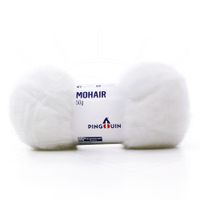 Fio Mohair Pingouin 50g 002 branco