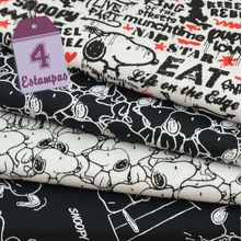 Kit de Tecido Snoopy (30x70) 4 Estampas