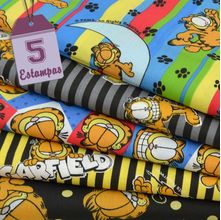 Kit de Tecido Garfield (30x70) 5 Estampas