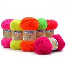 Kit Lã Cisne D Primera Neon 40g - 6 Novelos