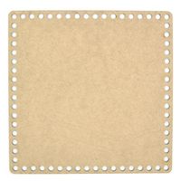 Base de MDF para Crochê Quadrada 25cm