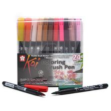 Marcador Pincel Koi Coloring Brush - 24 cores