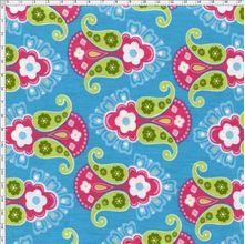Tecido Estampado para Patchwork - Luminous by Carol Viana: Blue Light (0,50x1,40)