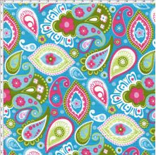 Tecido Estampado para Patchwork - Luminous by Carol Viana: Blue Joy (0,50x1,40)