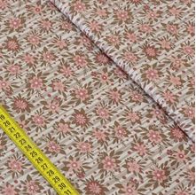 Tecido Estampado para Patchwork - Fashion Floral: Fashion Floral Marrom (0,50x1,40)