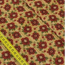 Tecido Estampado para Patchwork - Utah: Floral Utah Caramelo (0,50x1,40)