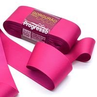 Fita Gorgurão para Laços Progresso nº 09 - 38mm com 10 metros 303 - pink