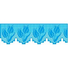 Stencil Litoarte Karla Fontenelle 42 x 12,6 cm - STGE-001 Renda Filé Flores