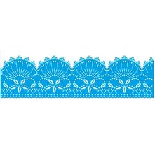 Stencil Litoarte Karla Fontenelle 42 x 12,6 cm - STGE-002 Renda Folhas