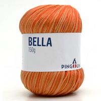 Linha Bella Cores Pingouin 150g 9059 - laranjal mix